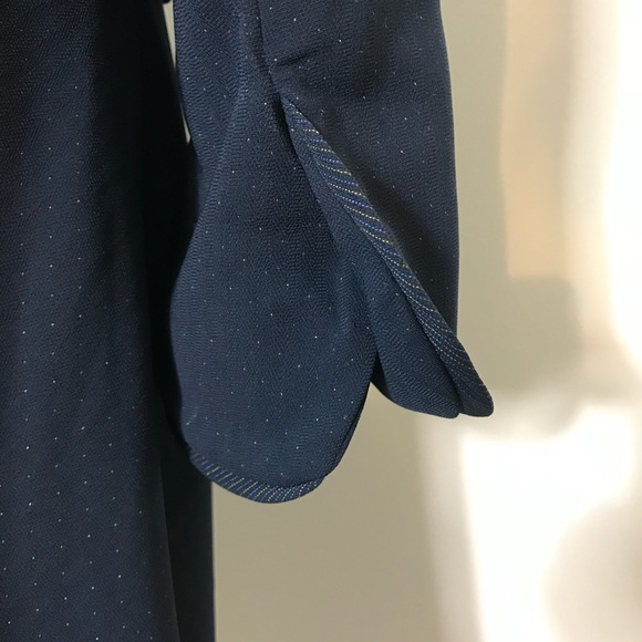 Vintage 90s Petite Sophisticate 2 Piece Skirt Suit Navy Blue Mixed Sizes 12P - Picture 8 of 13